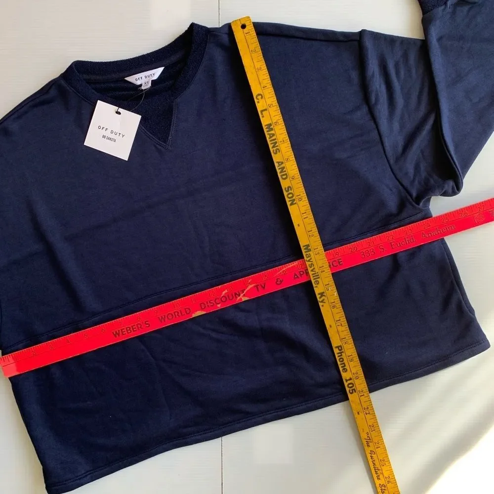 NWT The Home Run Pullover Sweater by BB Dakota XS - Picture 9 of 15